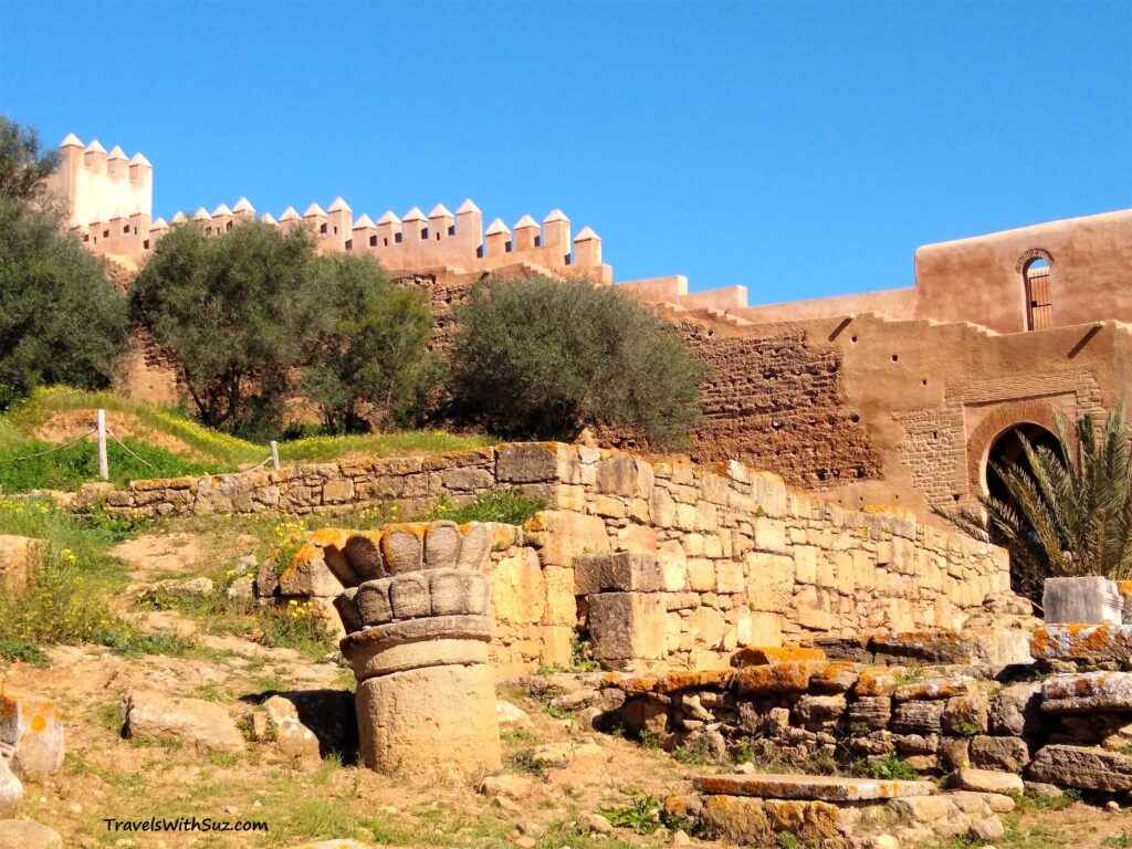 Ancient ruins in the Chellah, rabat, Morocco