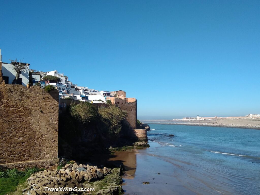 The Kasbah of the Udayas sits on a cliff overlooking Rabat Beach