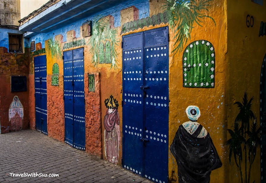 Murals in the medina of Tangier