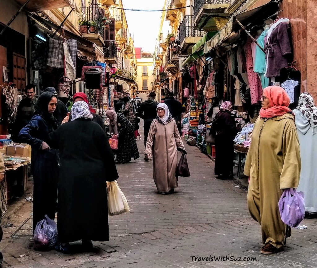 street scene in Tangier, Morocco