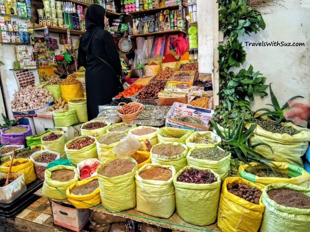 spice market in the Tangier medina