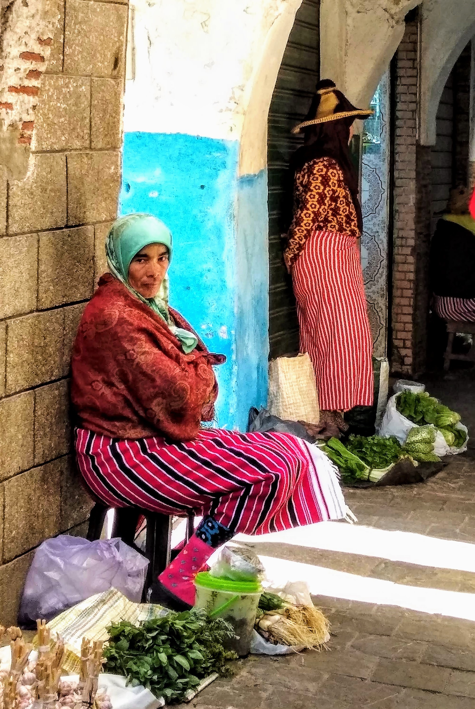 Woman vendor, Tetouan Morocco, UNESCO