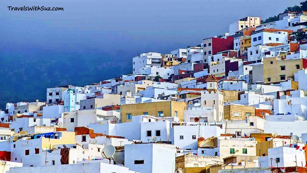 The modern town of Tangier