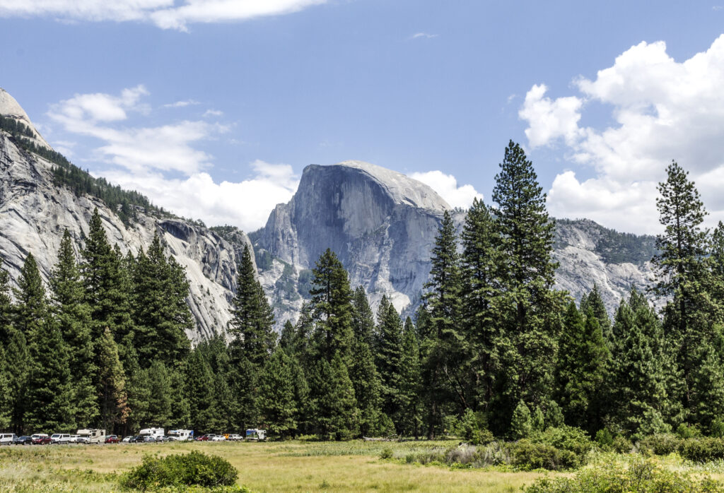 Half Dome Peak in Yosemite Park