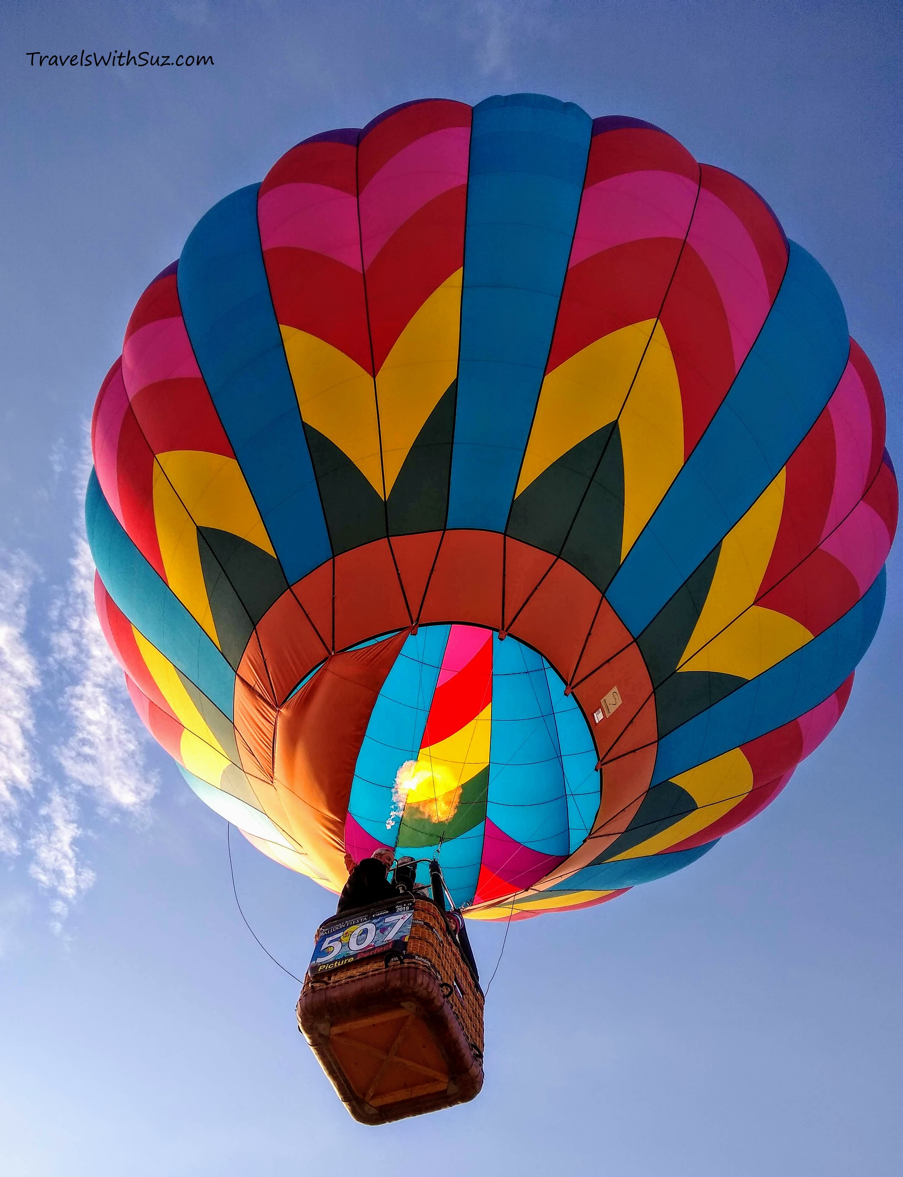 Seeking Nirvana aloft - Albuquerque International Balloon Fiesta - TravelsWithSuz.com